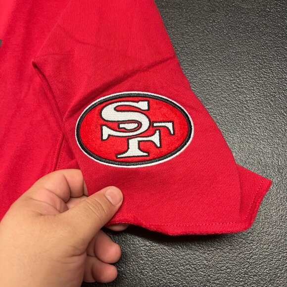 Mitchell and ness 49ers throwback hoodie short sleeve size Medium - Picture 5 of 9